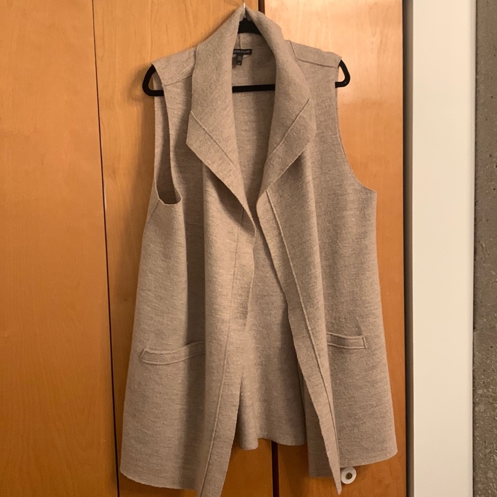 Eileen Fisher Wool Lightweight Vest